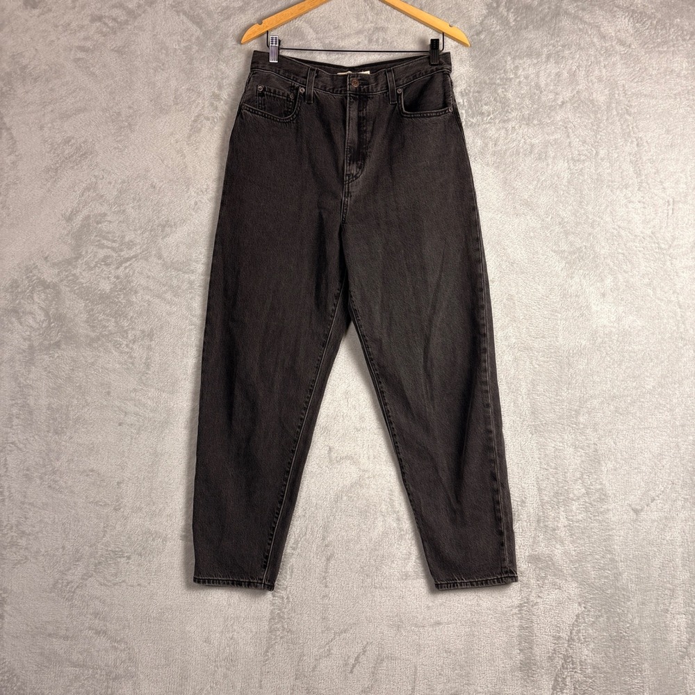 Levis Premium High Loose Taper Jeans Washed Black 29 High Rise 17847-0005 Womens